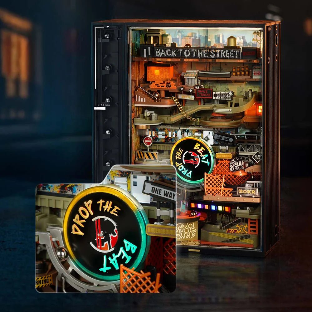 Robotime l Murmelbahn „Hip - Hop Street“ | 3D Holzpuzzle - Lama Welt