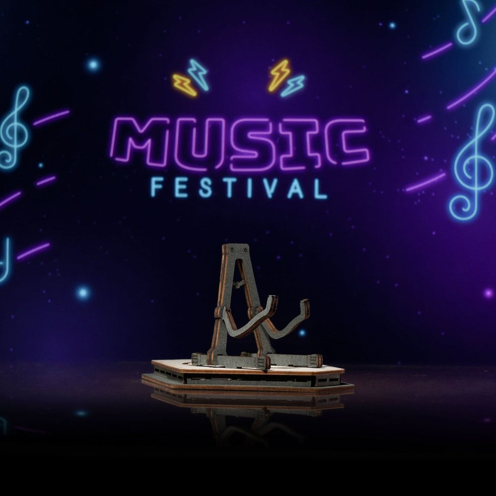 Robotime l Rockgitarre l 3D Holzpuzzle - Lama Welt