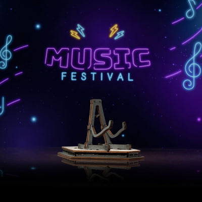 Robotime l Rockgitarre l 3D Holzpuzzle - Lama Welt