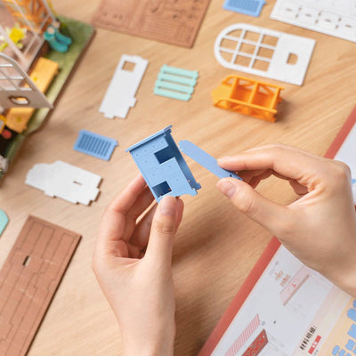 Robotime l Traumhaftes Gartenhaus | 3D Miniaturhaus - Lama Welt