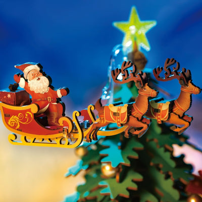 Robotime l Weihnachtsklangbaum/ Musikbox | 3D Miniaturhaus - Lama Welt