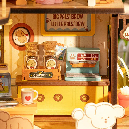 Robotime l Welpenvilla „Puppy's Cozy Villa“ | 3D Miniaturhaus - Lama Welt