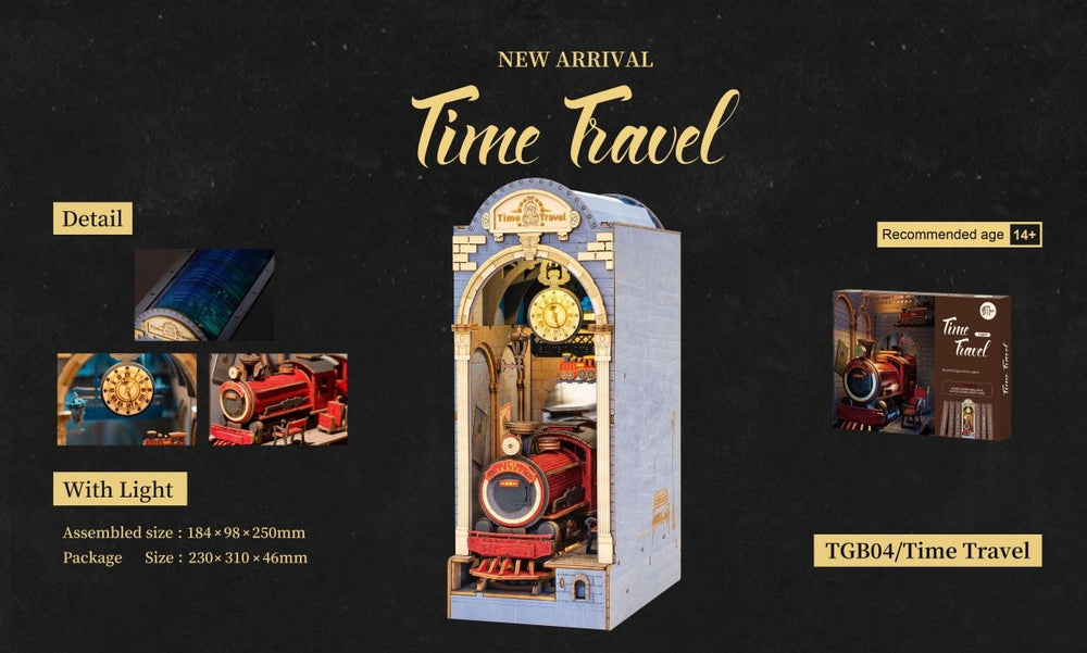 Robotime l Zeitreise | Book Nook - Lama Welt