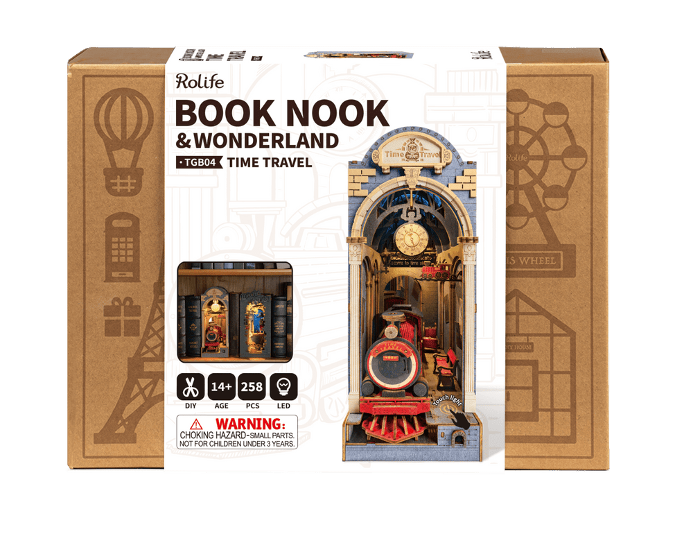 Robotime l Zeitreise | Book Nook - Lama Welt