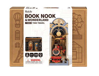 Robotime l Zeitreise | Book Nook - Lama Welt