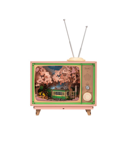 Robotime | Mechanische Musikbox „Sakura Dreamy Tour“ | 3D Holzpuzzle - Lama Welt