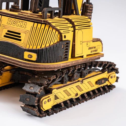 Robotime | Mechanischer Bagger „Excavator TG508K“ | 3D Holzpuzzle - Lama Welt