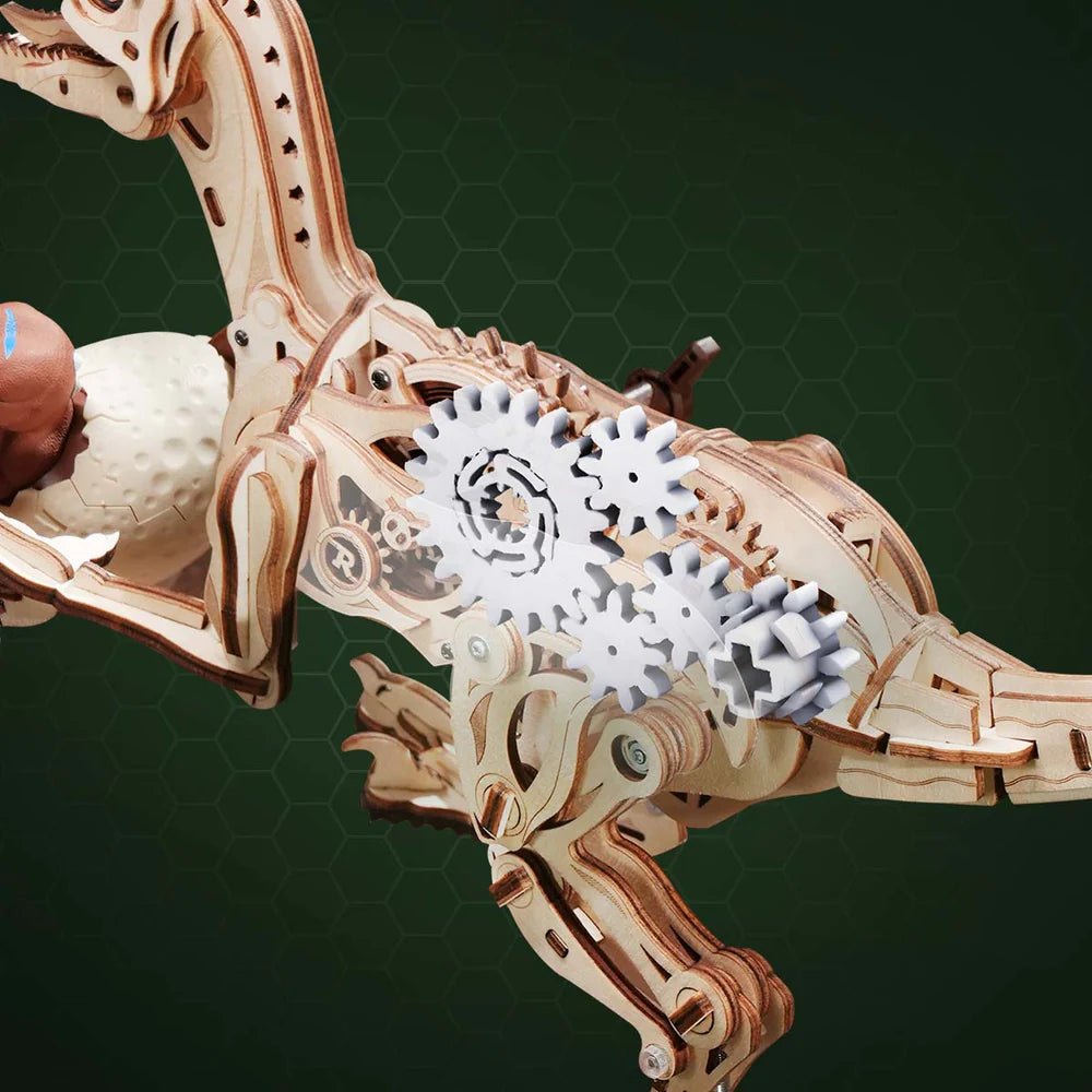Robotime | Mechanischer Velociraptor | 3D Holzpuzzle - Lama Welt