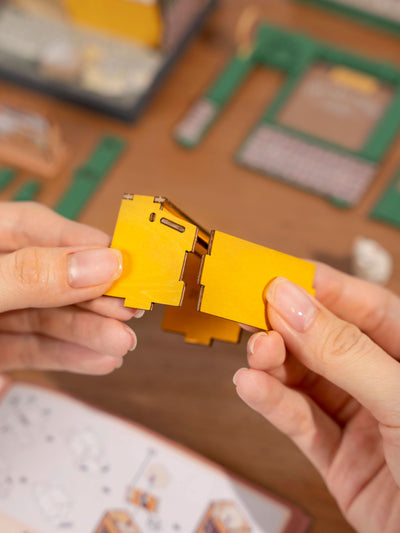 Robotime – Historisches Postamt | 3D Holzpuzzle