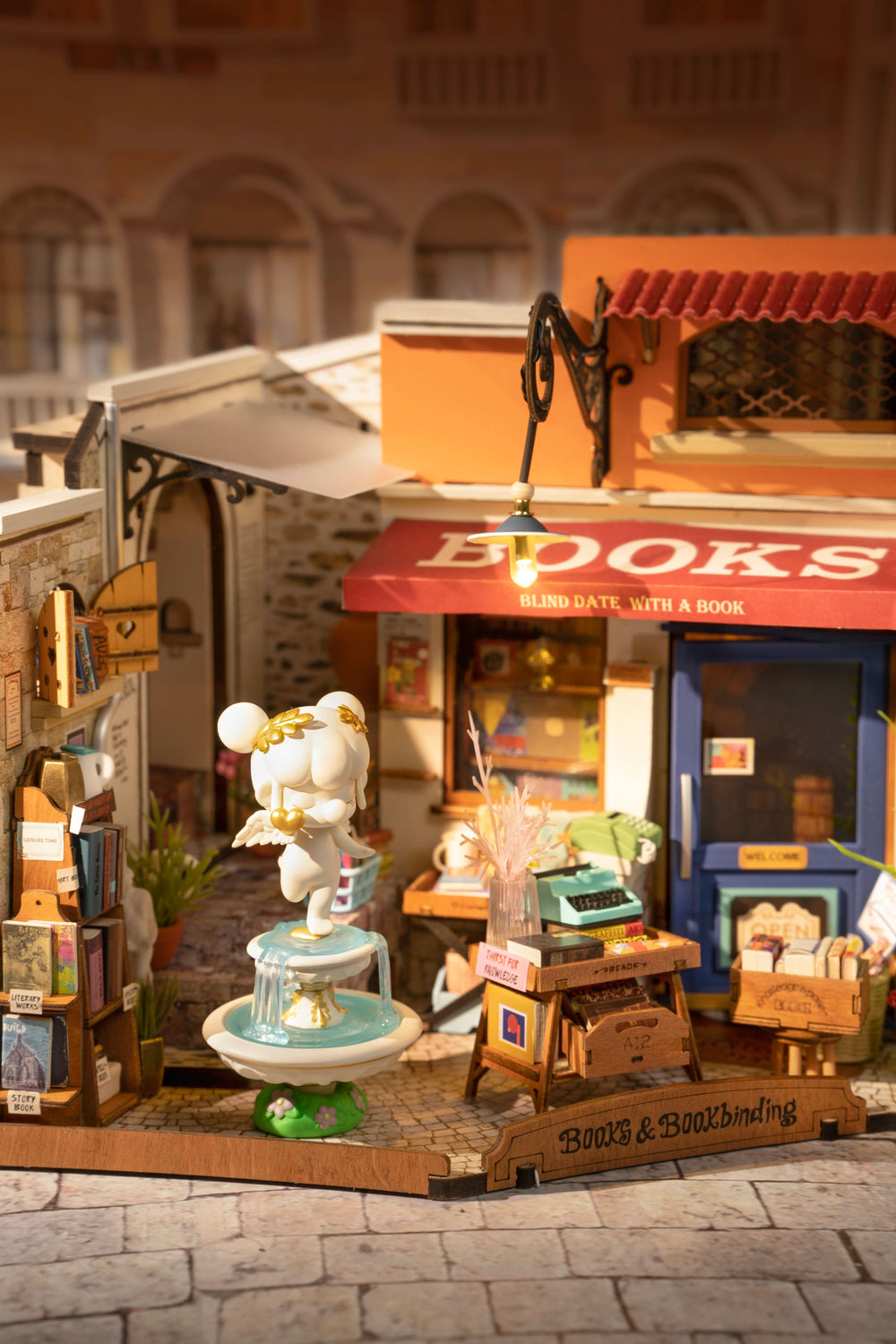 Robotime – Buchladen An Der Ecke | 3D Holzpuzzle