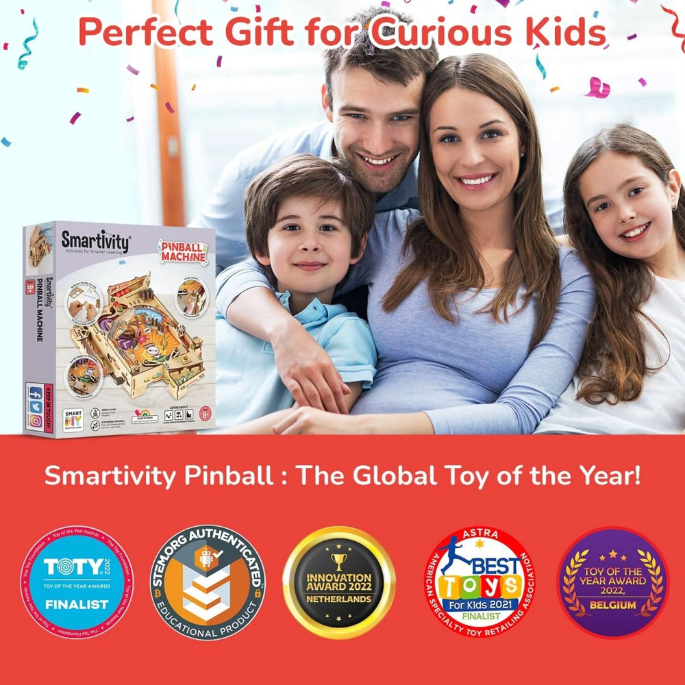 Smartivity – Pinball Maschine | 3D Holzpuzzle - Lama Welt