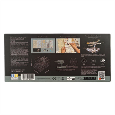 Ugears | Sternjäger „Star Wars X-Wing Starfighter™ von Luke Skywalker“ | 3D Holzpuzzle