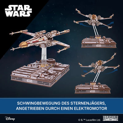 Ugears | Sternjäger „Star Wars X-Wing Starfighter™ von Luke Skywalker“ | 3D Holzpuzzle