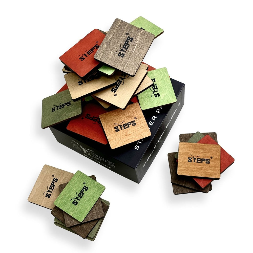 Steps l Starter Pack, 1–6 Spieler, 48 Steps l Brettspiel - Lama Welt