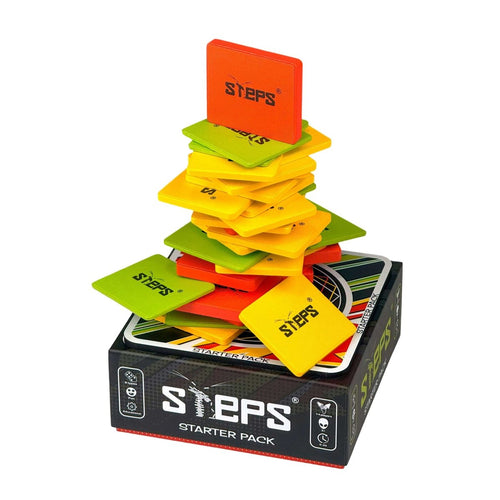 Steps l Starter Set, 1–6 Spieler, 48 Steps l Brettspiel - Lama Welt