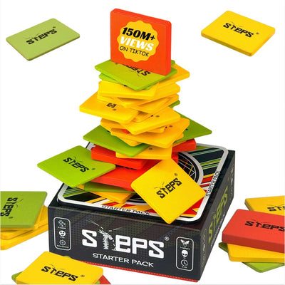 Steps l Starter Set, 1–6 Spieler, 48 Steps l Brettspiel - Lama Welt