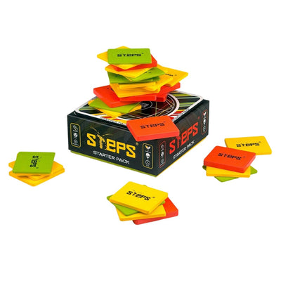 Steps l Starter Set, 1–6 Spieler, 48 Steps l Brettspiel - Lama Welt