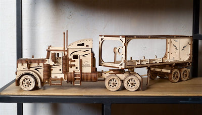 Ugears – Anhänger Für "Heavy Boy" Vm - 03 Lastwagen | 3D Holzpuzzle - Lama Welt