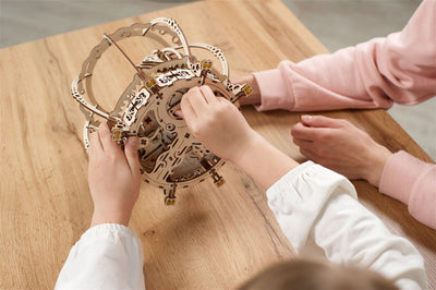 Ugears – Aquarium Wasserterrarium Fischbecken | 3D Holzpuzzle - Lama Welt