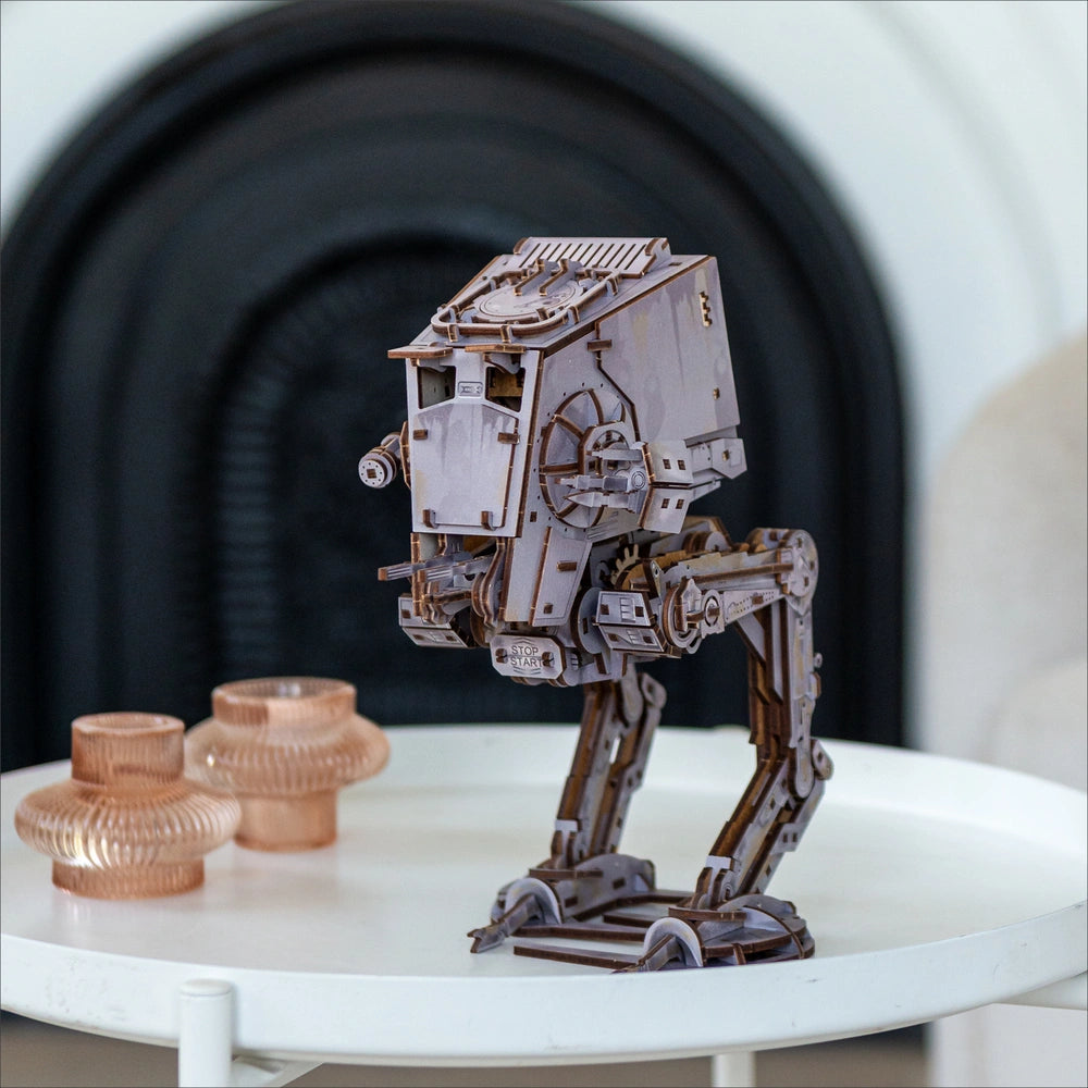 Ugears | Läufer „Star Wars AT-ST Walker™“ | 3D Holzpuzzle