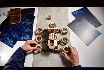 Ugears – Bemannter Mars - Rover Explorer | 3D Holzpuzzle - Lama Welt
