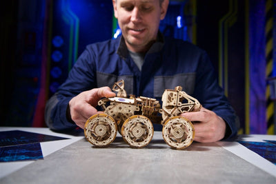 Ugears – Bemannter Mars - Rover Explorer | 3D Holzpuzzle - Lama Welt