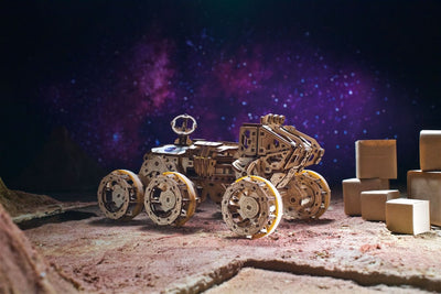 Ugears – Bemannter Mars - Rover Explorer | 3D Holzpuzzle - Lama Welt