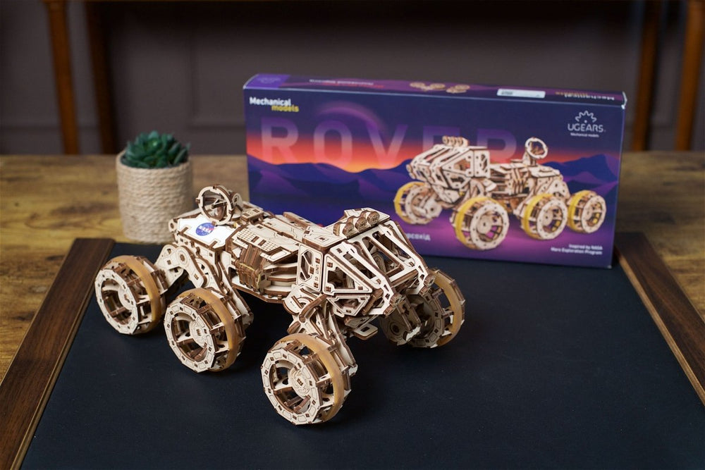 Ugears – Bemannter Mars - Rover Explorer | 3D Holzpuzzle - Lama Welt