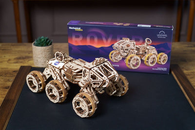 Ugears – Bemannter Mars - Rover Explorer | 3D Holzpuzzle - Lama Welt