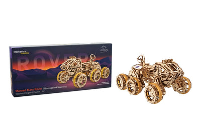 Ugears – Bemannter Mars - Rover Explorer | 3D Holzpuzzle - Lama Welt