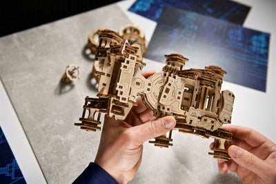 Ugears – Bemannter Mars - Rover Explorer | 3D Holzpuzzle - Lama Welt