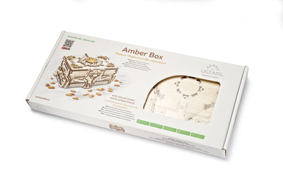 Ugears – Bernstein Box Kästchen | 3D Holzpuzzle - Lama Welt