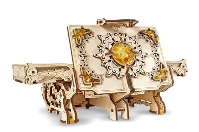 Ugears – Bernstein Box Kästchen | 3D Holzpuzzle - Lama Welt