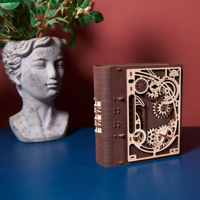 Ugears – Buch Der Geheimnisse Zauberbuch | 3D Holzpuzzle - Lama Welt