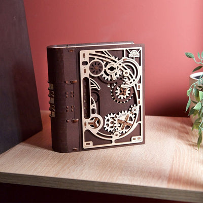 Ugears – Buch Der Geheimnisse Zauberbuch | 3D Holzpuzzle - Lama Welt