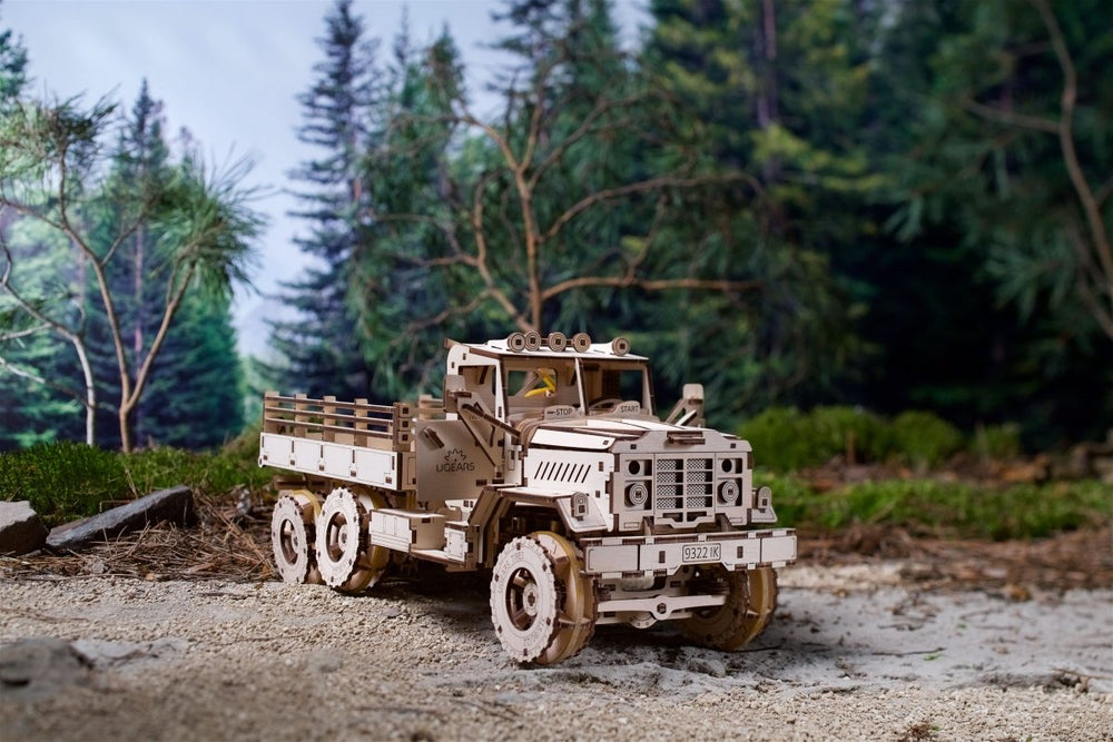 Ugears – Cargo Truck Lkw Mit Ladefläche | 3D Holzpuzzle - Lama Welt