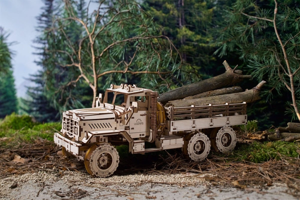 Ugears – Cargo Truck Lkw Mit Ladefläche | 3D Holzpuzzle - Lama Welt