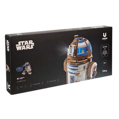 Ugears | Droid „Star Wars R2 - D2™“ | 3D Holzpuzzle - Lama Welt