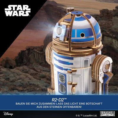 Ugears | Droid „Star Wars R2 - D2™“ | 3D Holzpuzzle - Lama Welt