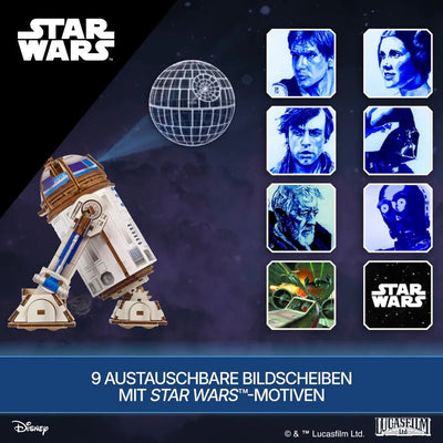 Ugears | Droid „Star Wars R2 - D2™“ | 3D Holzpuzzle - Lama Welt