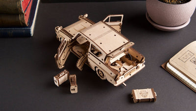 Ugears – Fliegender Ford Anglia™ | Harry Potter Flugauto | 3D Holzpuzzle - Lama Welt