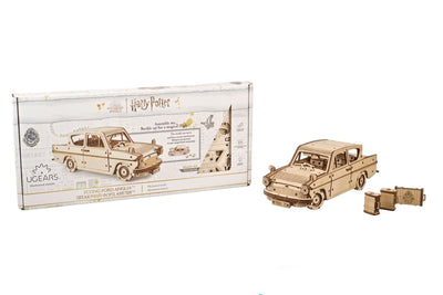 Ugears – Fliegender Ford Anglia™ | Harry Potter Flugauto | 3D Holzpuzzle - Lama Welt