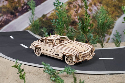Ugears – Flügeltüren - Sportcoupé Luxus - Sportwagen | 3D Holzpuzzle - Lama Welt