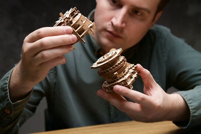 Ugears – Flugzeug Verrückte Hornisse Vintage - Rennflugzeug | 3D Holzpuzzle - Lama Welt