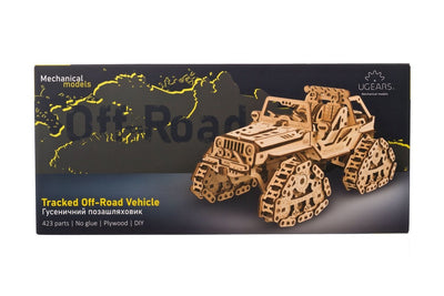 Ugears – Geländefahrzeug Mit Kettenantrieb Allrad - Mobil | 3D Holzpuzzle - Lama Welt