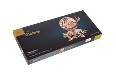 Ugears – Globus Mechanische Weltkugel | 3D Holzpuzzle - Lama Welt