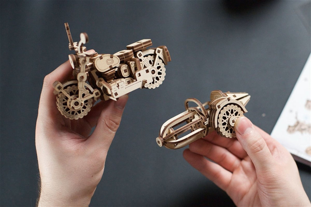 Ugears – Hagrids Fliegendes Motorrad™ Mit Beiwagen (Harry Potter™) | 3D Holzpuzzle - Lama Welt