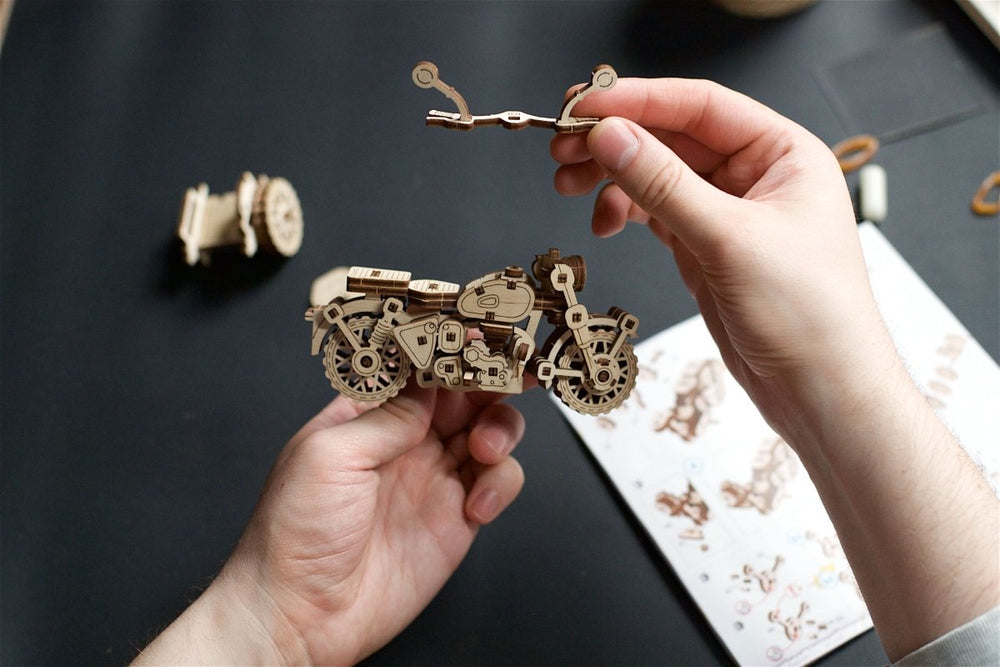 Ugears – Hagrids Fliegendes Motorrad™ Mit Beiwagen (Harry Potter™) | 3D Holzpuzzle - Lama Welt