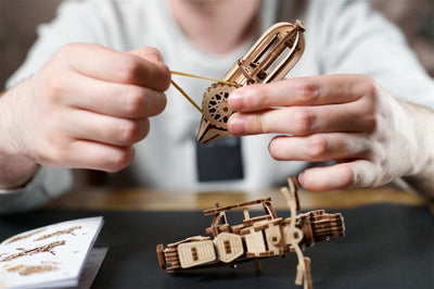 Ugears – Hagrids Fliegendes Motorrad™ Mit Beiwagen (Harry Potter™) | 3D Holzpuzzle - Lama Welt