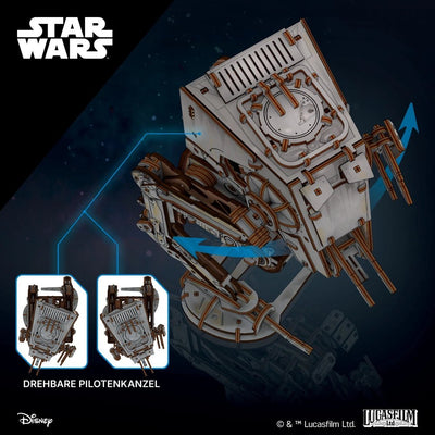Ugears | Läufer „Star Wars AT - ST Walker™“ | 3D Holzpuzzle - Lama Welt